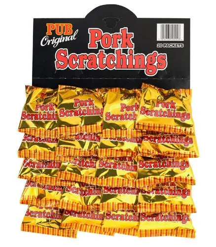Pork Scratching Crunch Pub Card 18g x 20 Bag