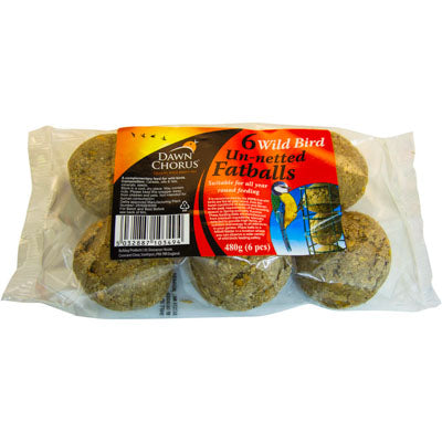 Fat Balls For Wild Birds Suet 6 Pack 480g