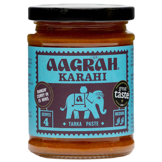 Aagrah Karahi Tarka Paste Punjabi Tomato Curry Base (270g)