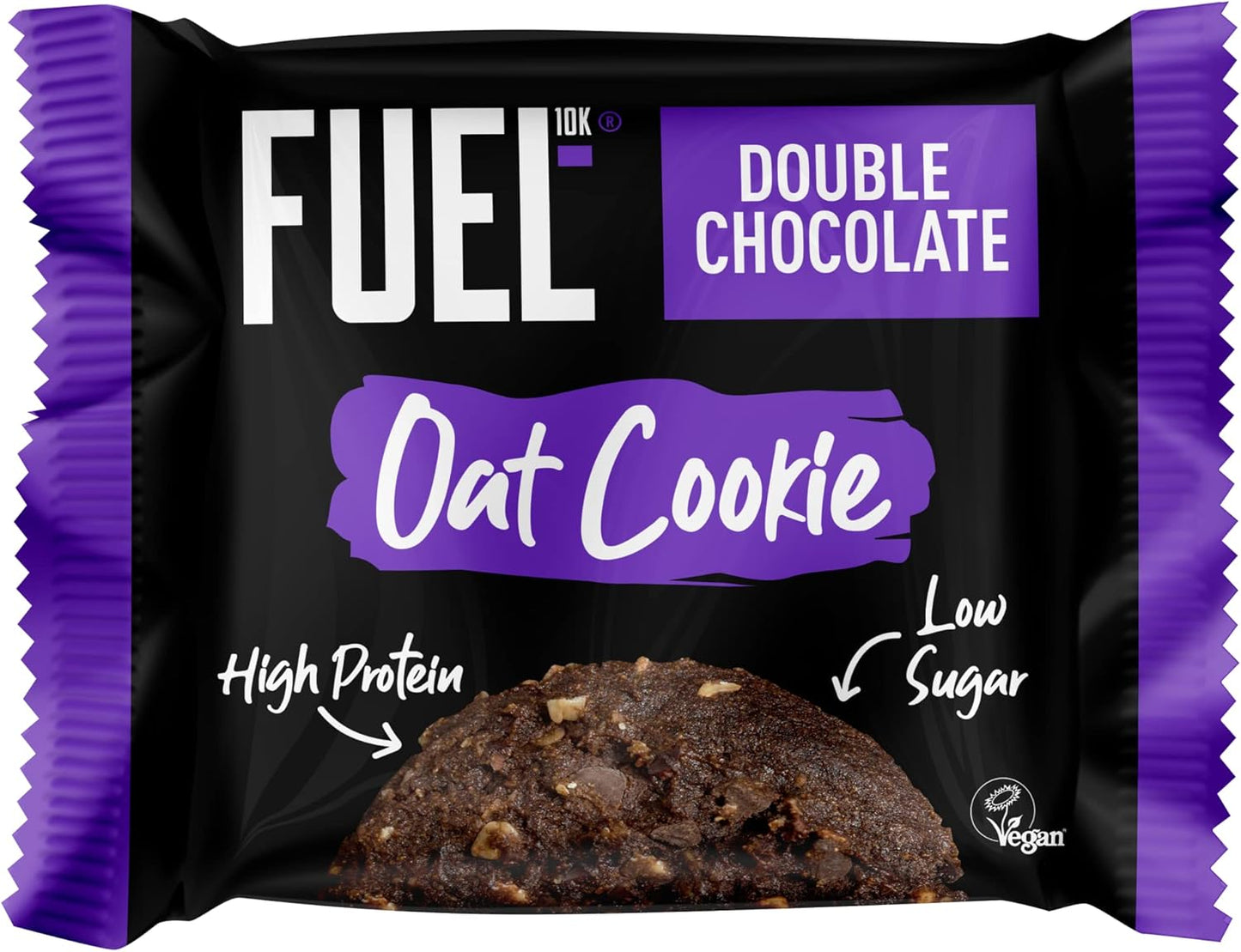 FUEL10K Double Chocolate Breakfast Oat Cookie 12 Pack