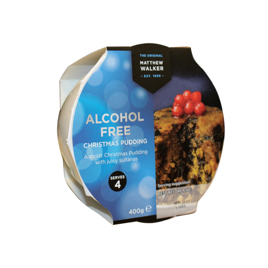 Matthew Walker Alcohol Free Christmas Pudding 400g Vegan Serves 4