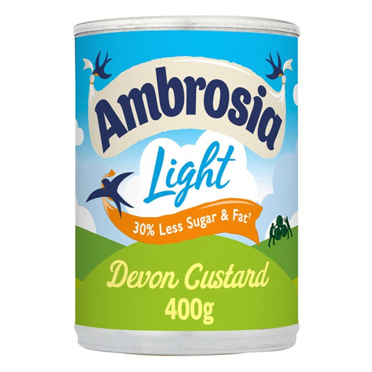 Ambrosia Devon Custard Light,30% Less Sugar & Fat, 400 g