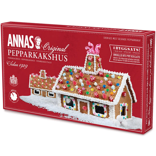 Anna’s Gingerbread House Kit 320g – Build Your Own (Decoration elements not included)