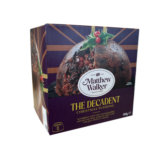Matthew Walker Luxury Decadent Christmas Pudding 800g Serves 8