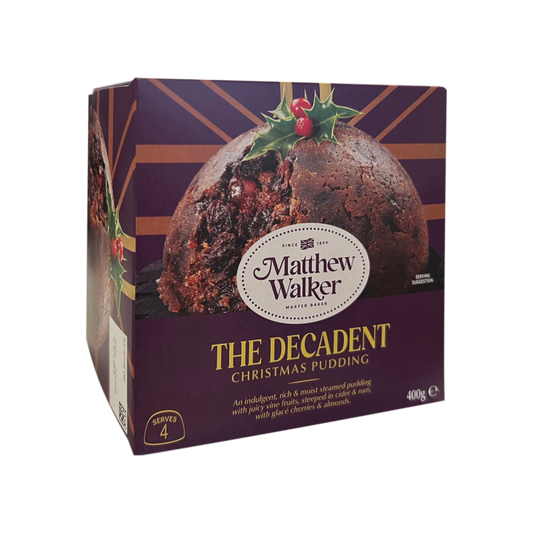 Matthew Walker Luxury Decadent Christmas Pudding 400g Serves 4