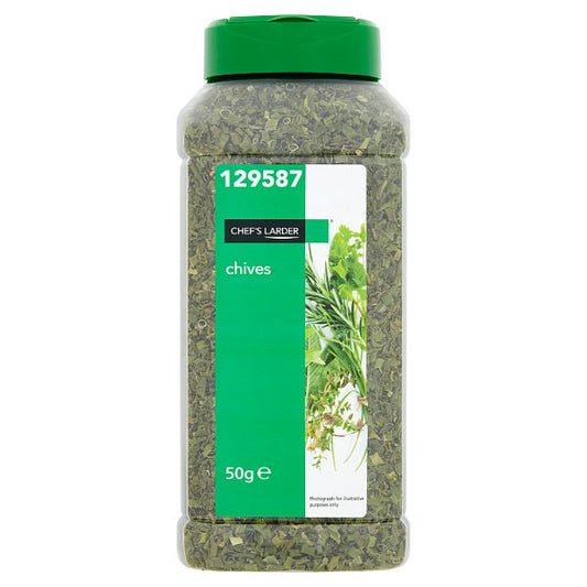 Chef’s Larder Chives 50g – Dried, Aromatic Herb for Garnishing & Cooking