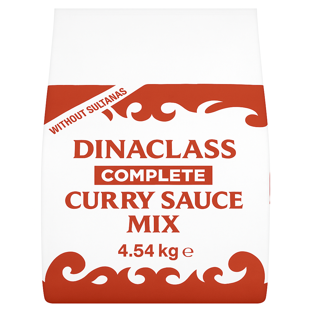 Dinaclass Curry Sauce Mix Chip Shop Style without Sultanas 4.54kg