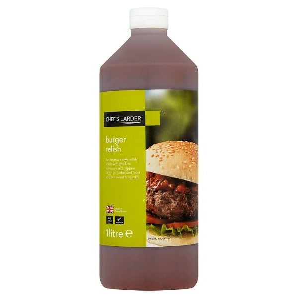 Chef's Larder Burger Relish 1L