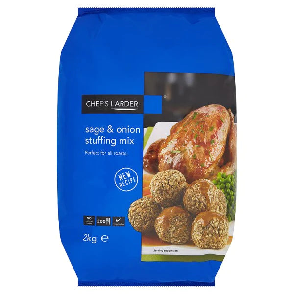 Chef's Larder Sage & Onion Stuffing Mix 2kg