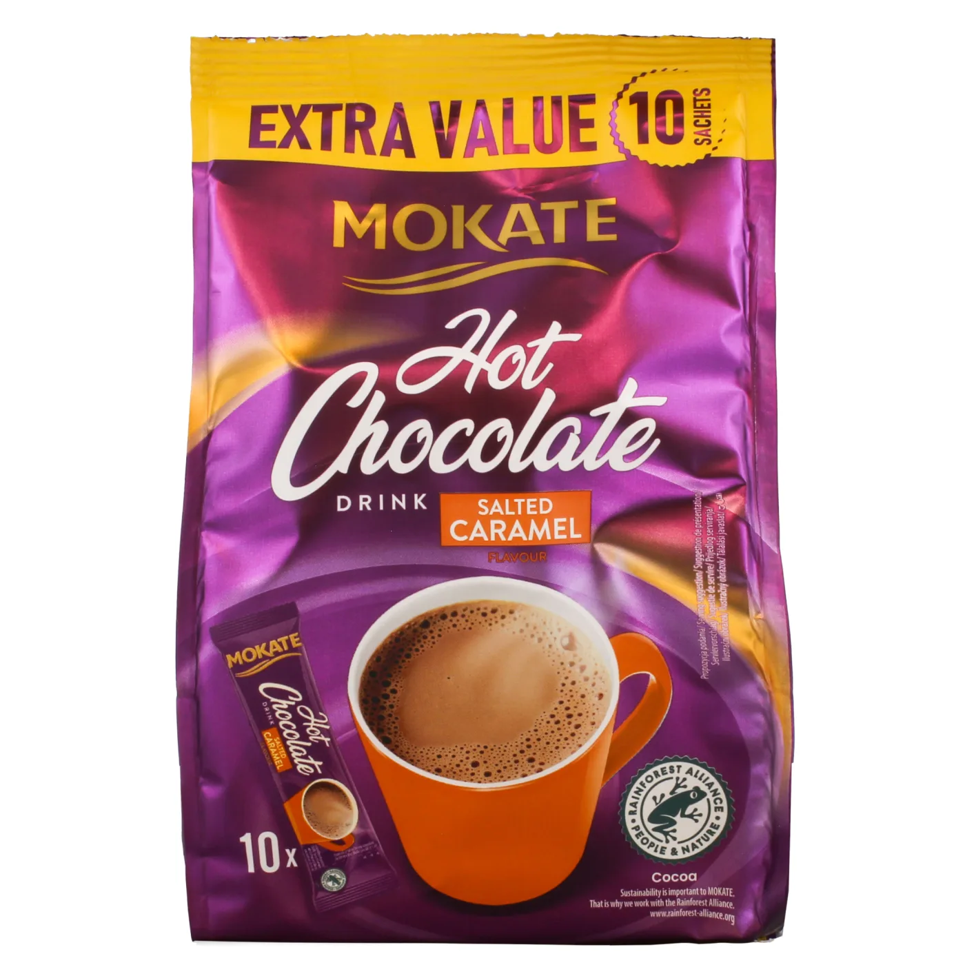 Mokate Salted Caramel Hot Chocolate 10 Sachets (18g)