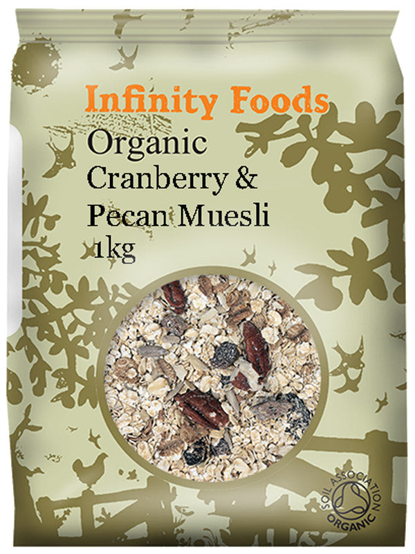 Infinity Foods Organic Cranberry & Pecan Muesli 1kg