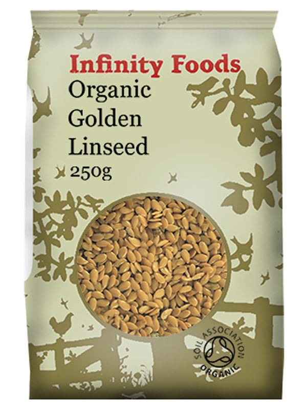 Infinity Foods Organic Golden Linseed 250g