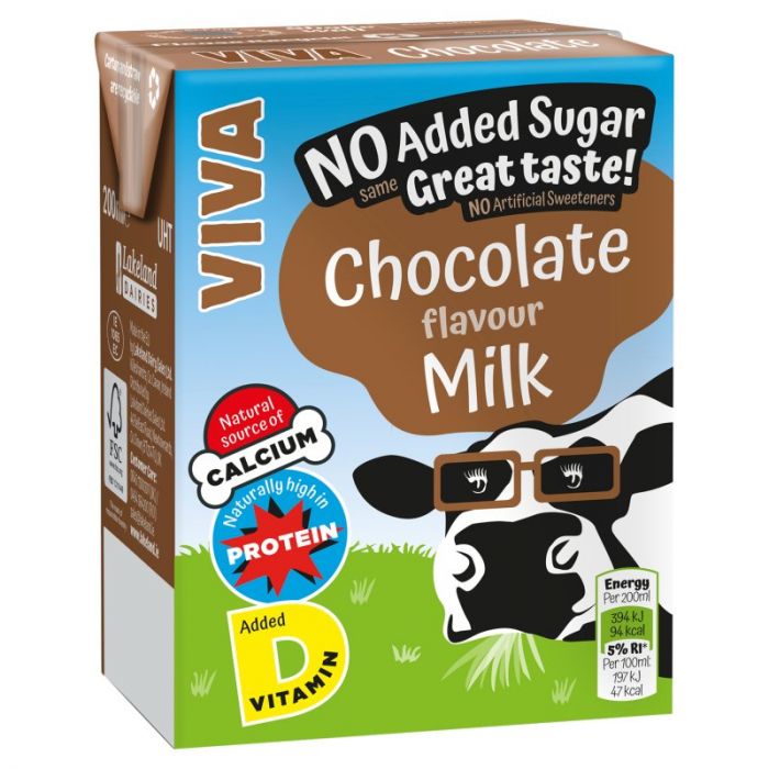 VIVA Chocolate Flavoured Milk Carton 200ml