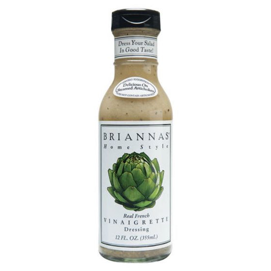 Briannas Real French Vinaigrette Dressing Home Style 355ml