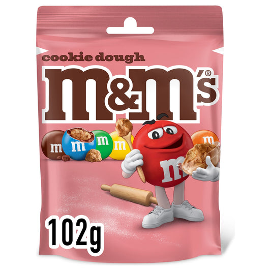 M&M'S Cookie Dough Milk Chocolate Bag 102g