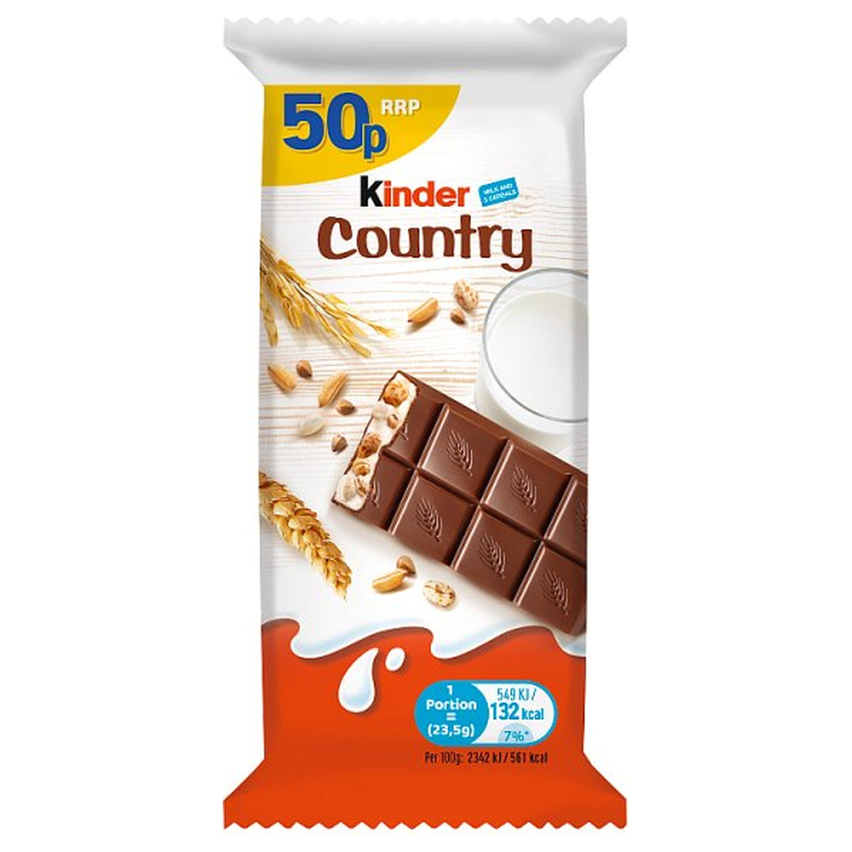 Kinder Country Milk and Five Cereals Bar 23.5g