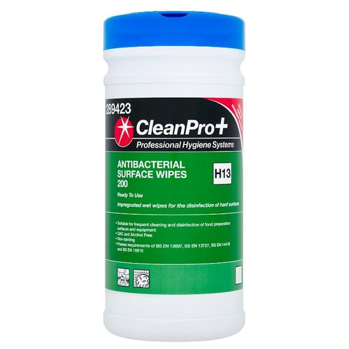 CleanPro+ 200 Antibacterial Surface Wipes