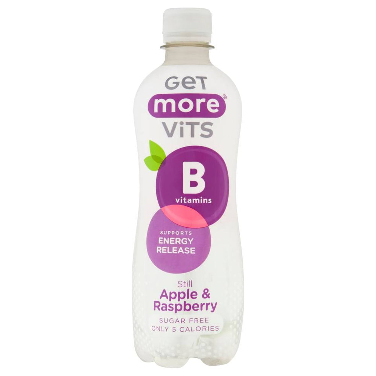Get More Vits B Vitamins Still Apple & Raspberry 500ml