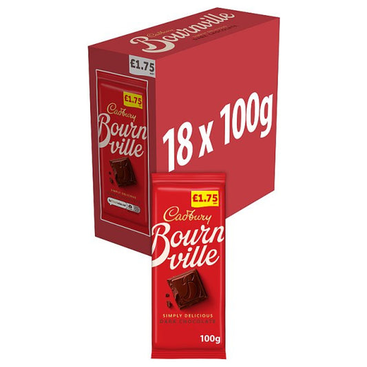 Cadbury Bournville Classic Dark Chocolate Bar 100g