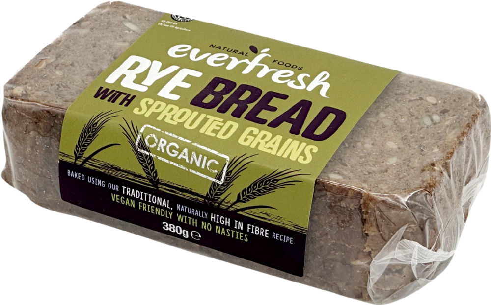 Sprouted Rolled Rye EVERFRESH Rye Bread with Sprouted Grains 380g – The Pantry Basket