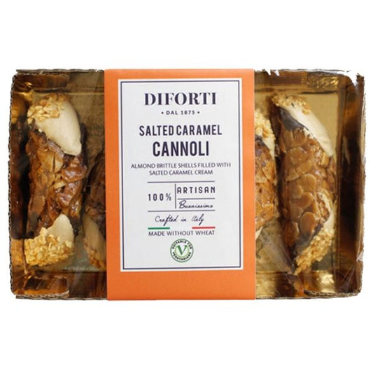 DIFORTI - Gluten Free Cannoli Salted Caramel 200g