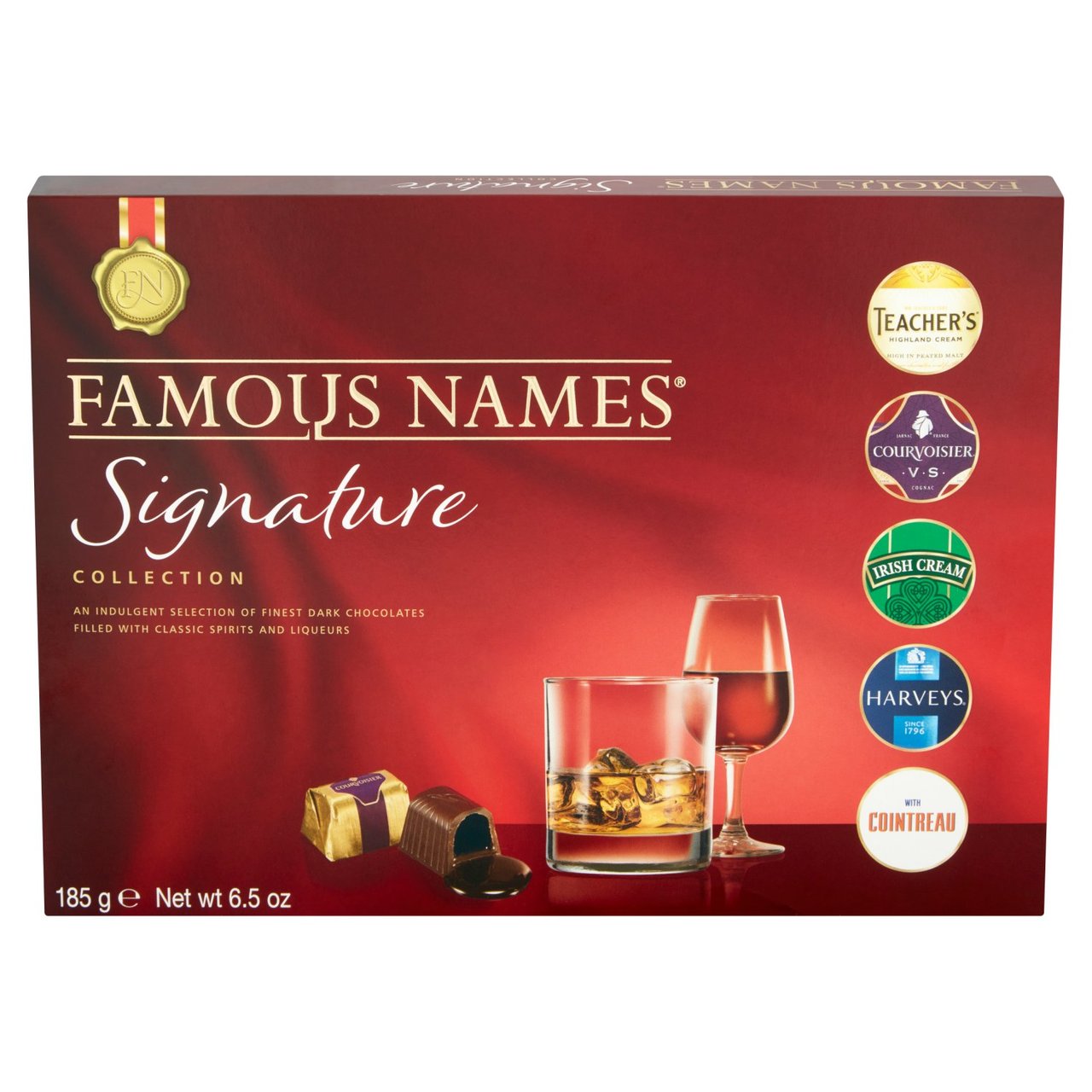 Famous Names Signature Collection Chocolate Liqueurs 185g