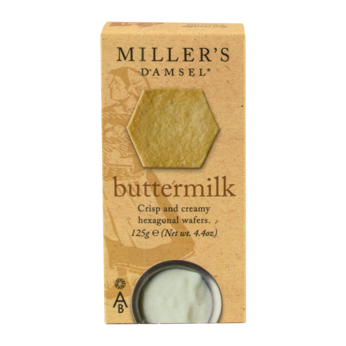 Artisan Biscuits Miller's Damsel Buttermilk Wafers 125g