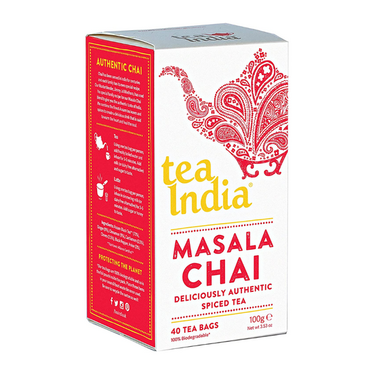 Tea India Masala Chai 40 Tea Bags, 100g