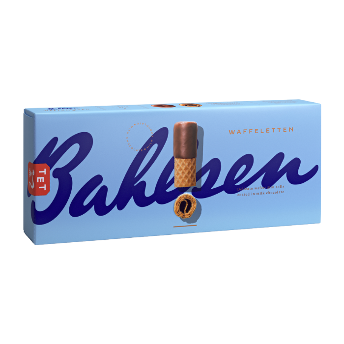 Bahlsen Waffeletten Milk Chocolate Wafer Rolls 100g