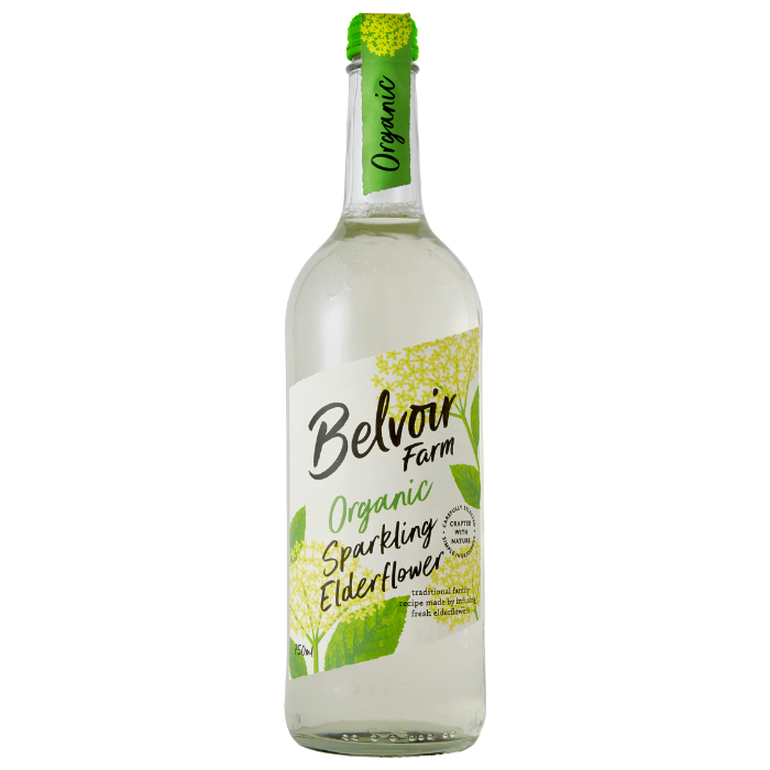 Belvoir Farm Organic Sparkling Elderflower 750ml