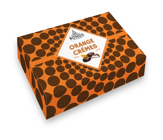 Bonds of London Orange Cremes Box 150g