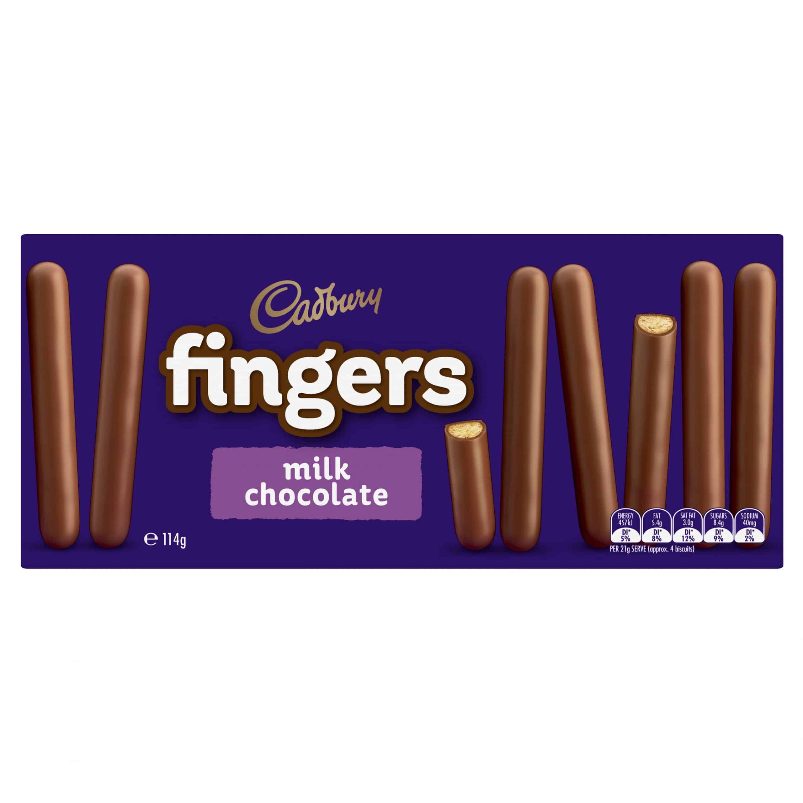 Cadbury Fingers Milk Chocolate 114g – The Pantry Basket