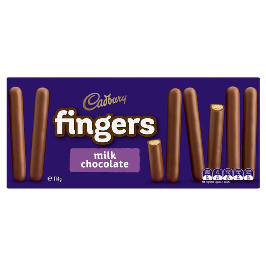 Cadbury Fingers Milk Chocolate 114g