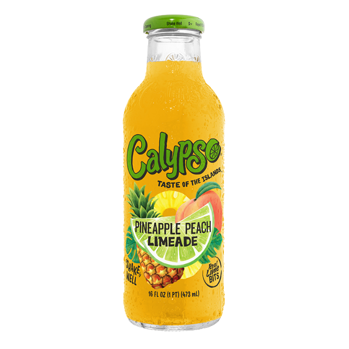 Calypso Pineapple Peach Limeade 473ml