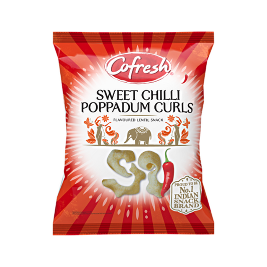 Cofresh Sweet Chilli Poppadum Curls 80g