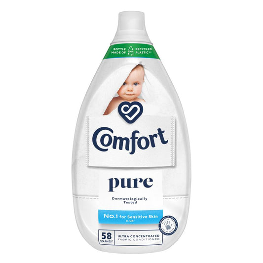 Comfort Pure Ultra-Concentrated Fabric Conditioner 58 Washes 870ml