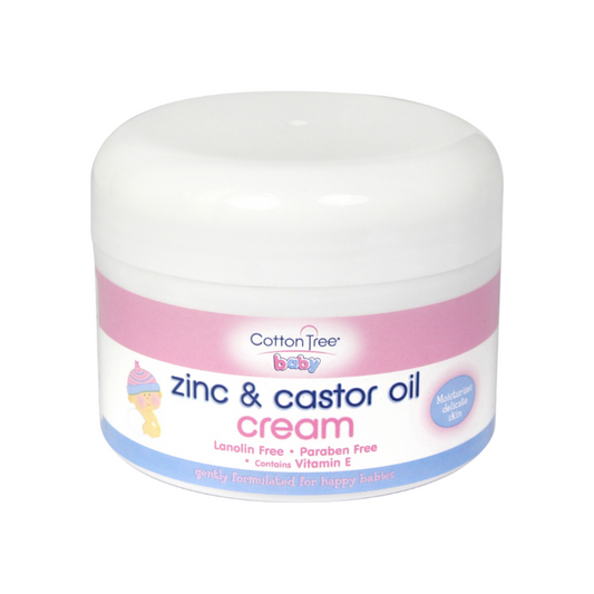 Cotton Tree Nappy Rash Zinc & Castor Oil Cream 200ml