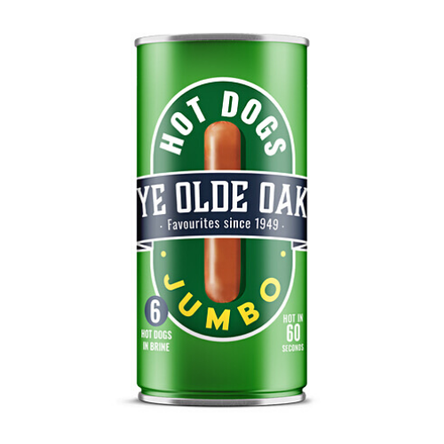 Ye Olde Oak Jumbo Hot Dogs 560g
