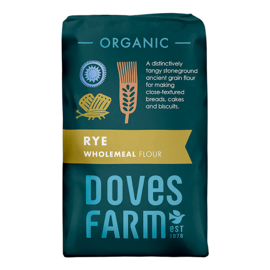 Doves Farm Organic Wholemeal Rye Flour 1kg