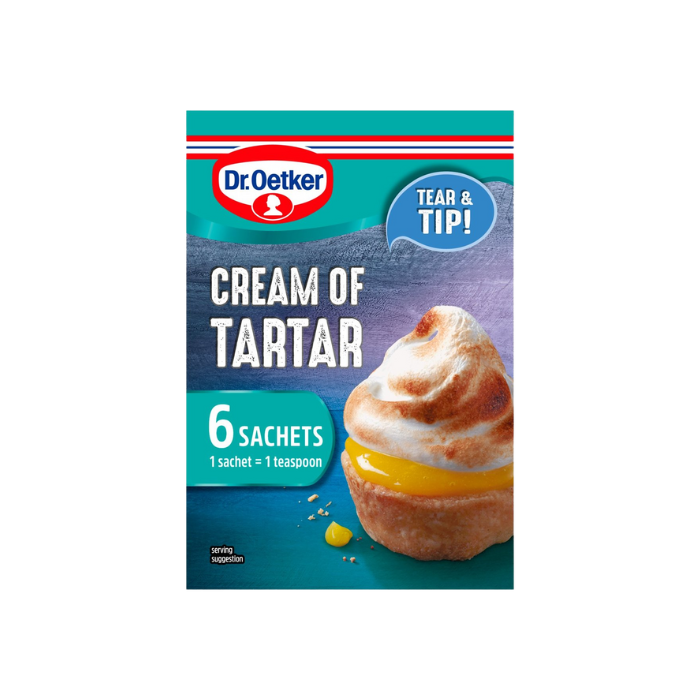 Dr. Oetker Cream of Tartar Sachets 6 x 5g