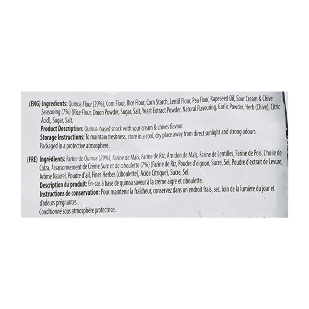 Eat Real Quinoa Chips Sour Cream & Chives 30g Label (1)