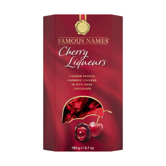 Famous Names Cherry Liqueur Chocolates 190g