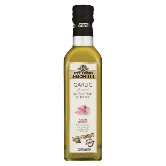 Filippo Berio Garlic Flavoured Extra Virgin Olive Oil 250ml