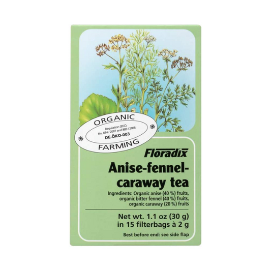 Floradix Anise-Fennel-Caraway Herbal Tea 15 Teabags