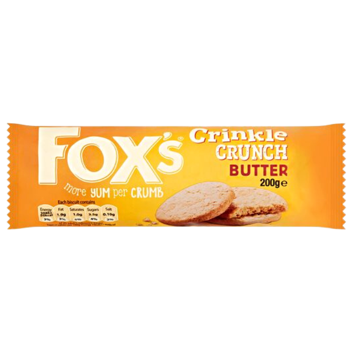 Fox's Butter Crinkle Crunch Biscuits 200g