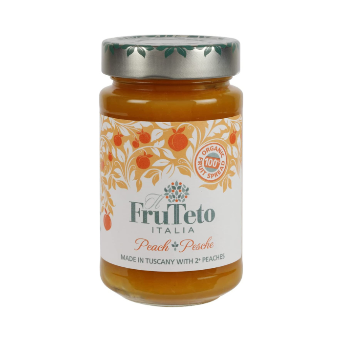 FruTeto Italia Organic Peach Fruit Spread 250g