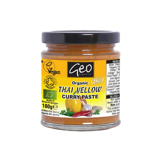 Geo Organics Thai Yellow Curry Paste 180g