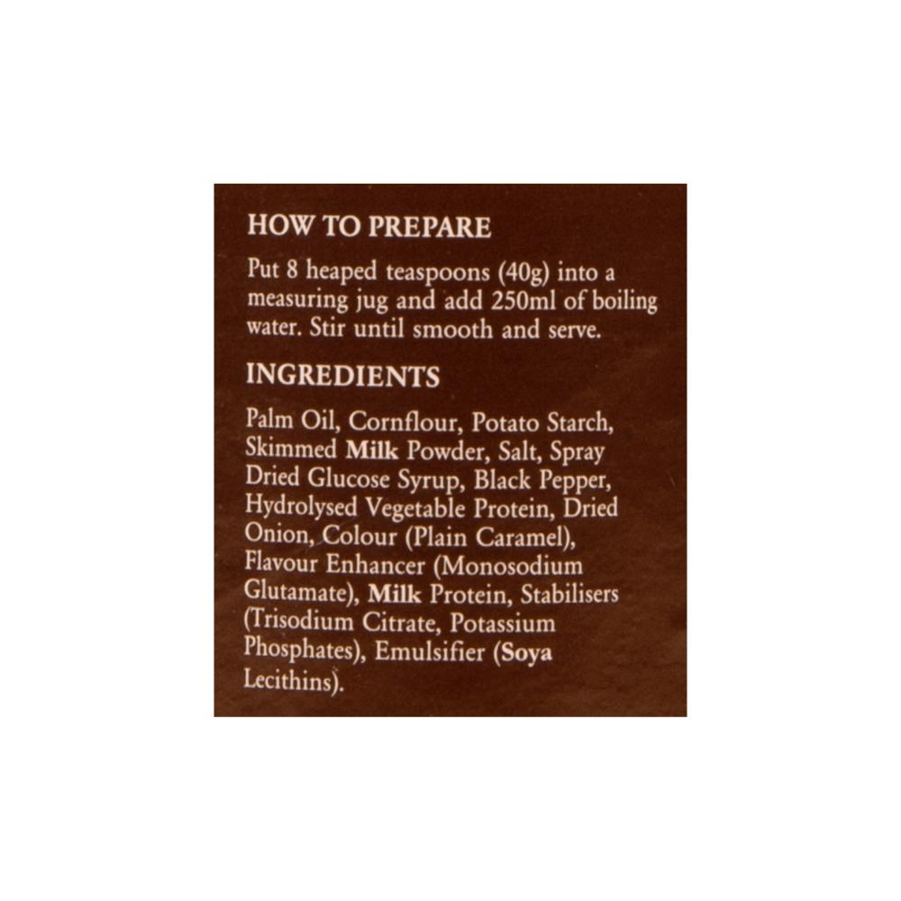 Goldenfry Peppercorn Sauce Granules 230g Label (1)