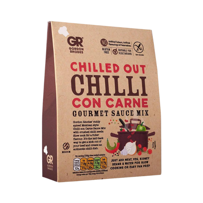 Gordon Rhodes Chilled Out Chilli Con Carne Gourmet Sauce Mix 75g