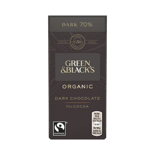 Green & Black's Organic Dark 70% Chocolate Bar 35g